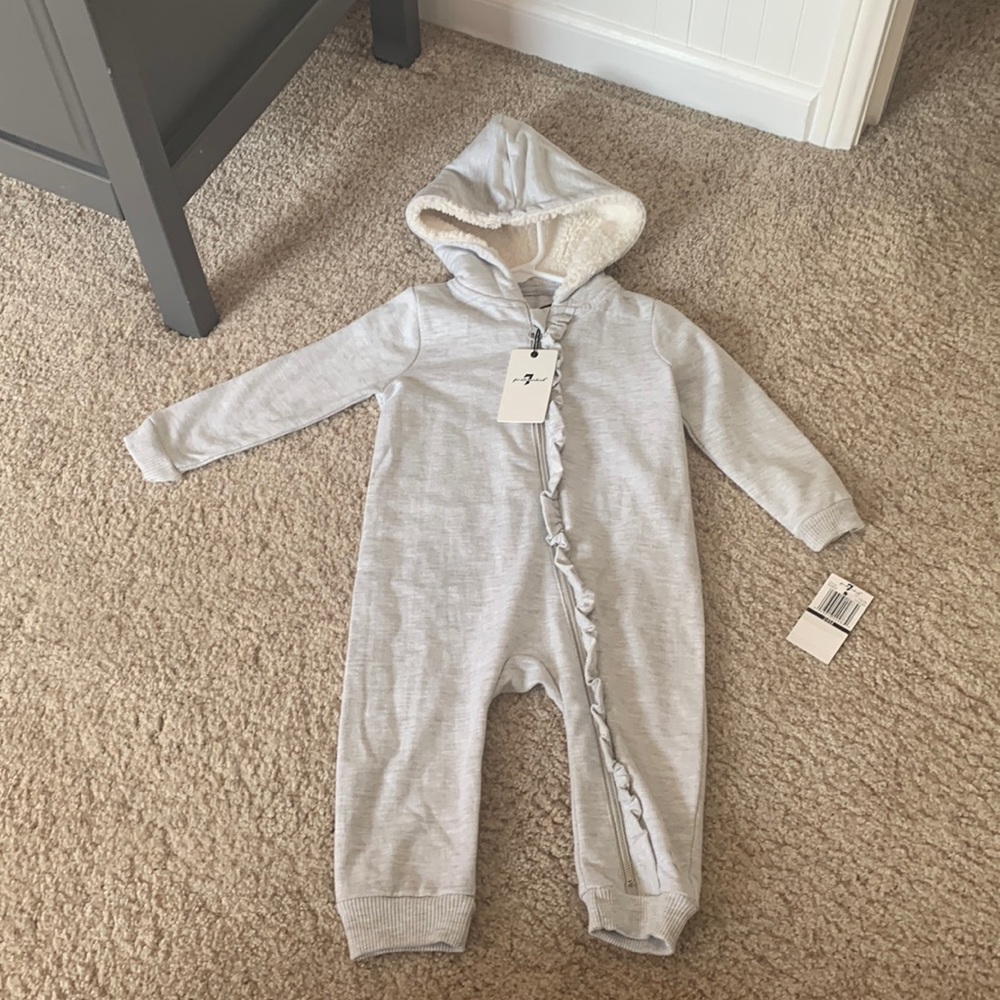 7 for all mankind long sleeve one piece outfit size 24 months